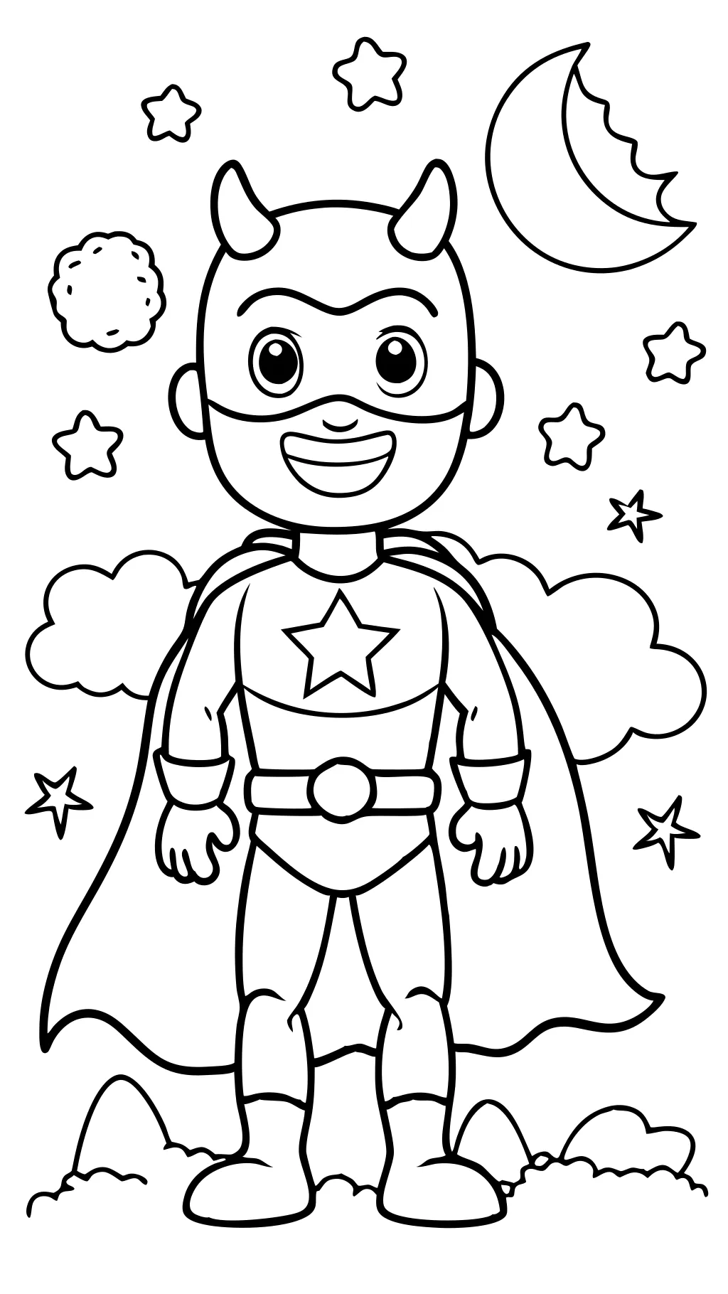 superhero coloring pages preschool